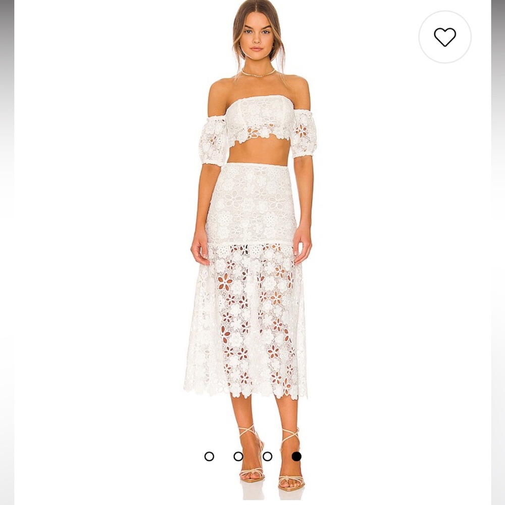 Majorelle White Crochet Set